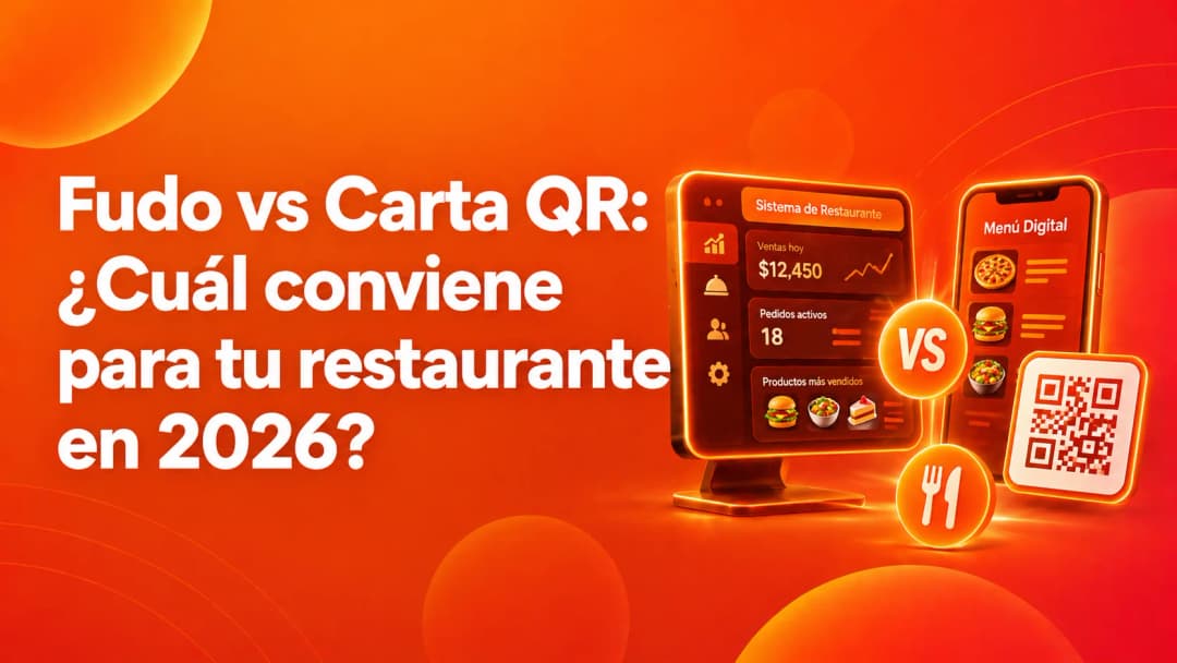 Fudo vs Carta QR para restaurantes en 2026